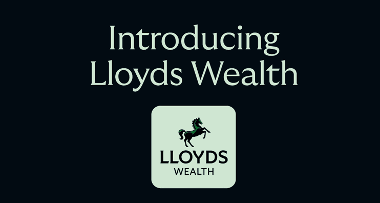 Lloyds Wealth logo and title saying 'Introducing Lloyds Wealth'