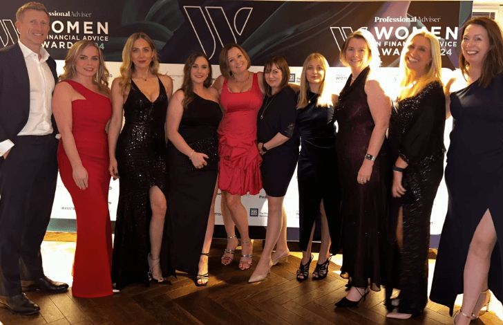 Colleagues at the Women in Finance awards