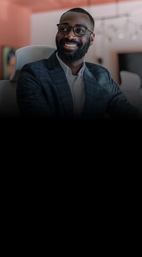Man smiling
